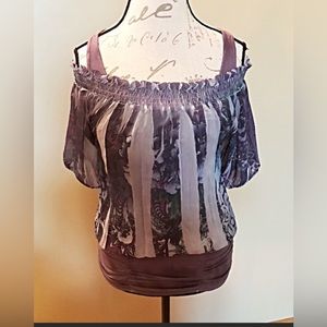 Guess Purple Tank Top and Blouse/ 2 Shirts